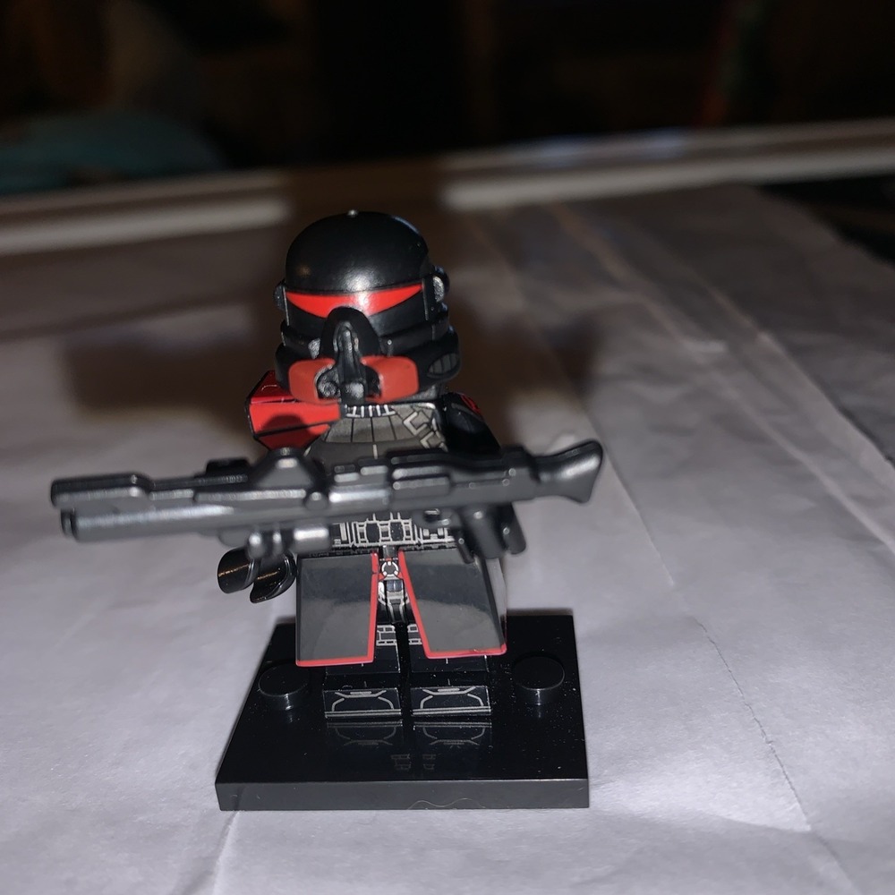 CUSTOM 3rd Party Brick Star Wars Minifigure - Purge Trooper - The Clone Wars